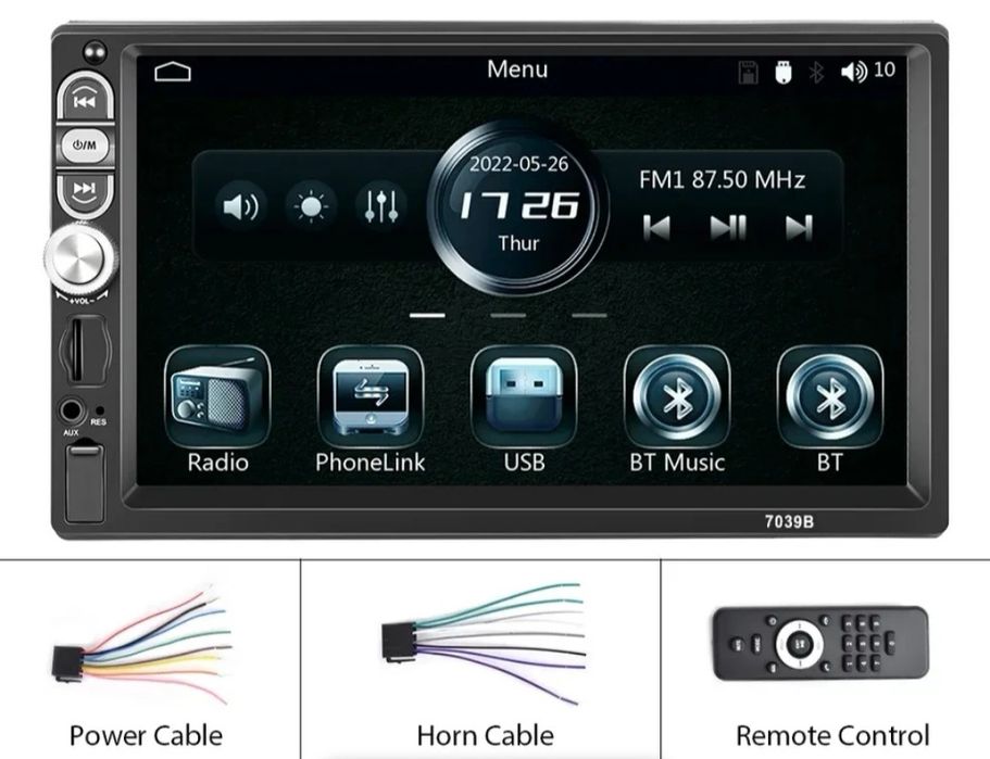 Мултимедия 1 дин с андроид ауто медиен плеар (pioneer alpinne sony jvc