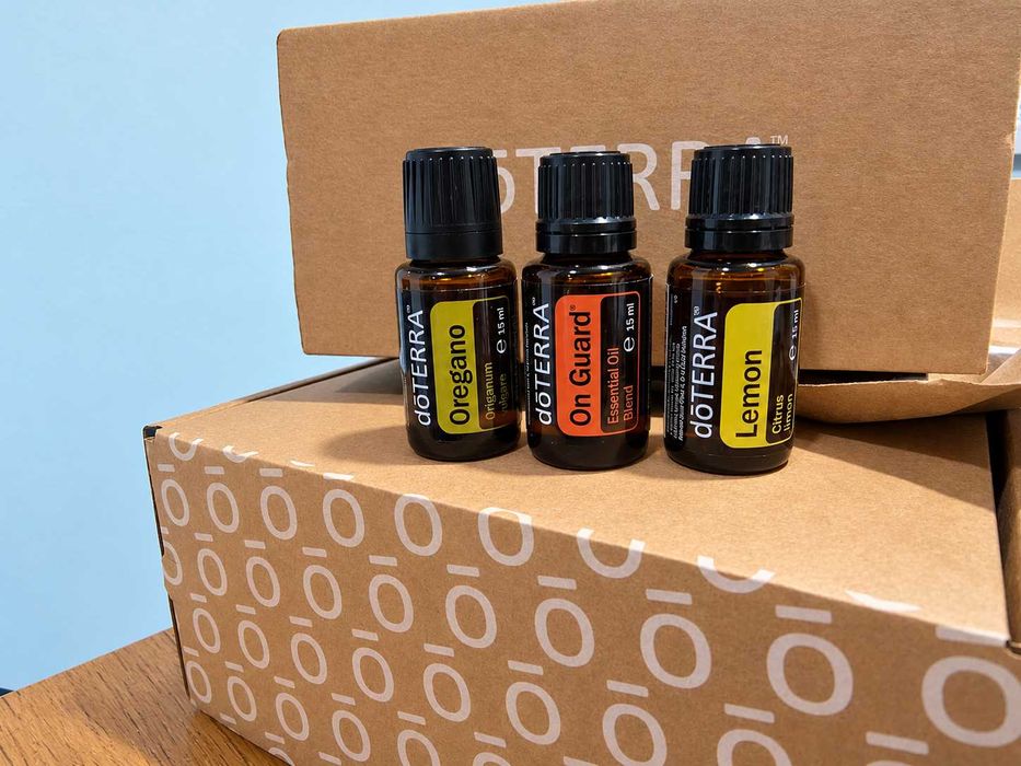 Етерични масла doTERRA Essential Oils - лимон, он гард и риган