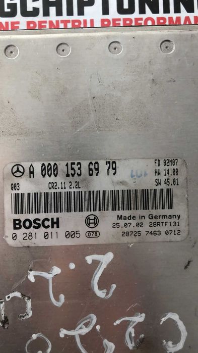 ECU Calculator motor Mercedes C-Class 2.2 CDI, cod 0281011005