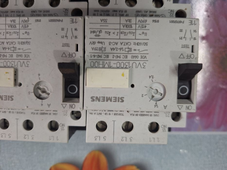 Contactori Siemens cu disjunctor