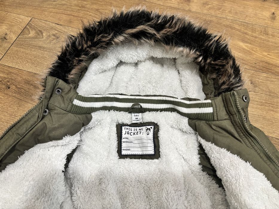 Детско зимно яке за момче 80-86 см