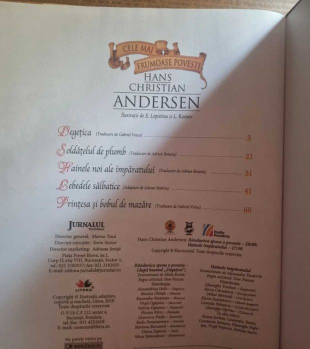 Pachet 4 cărți seria "Cele mai frumoase povesti"