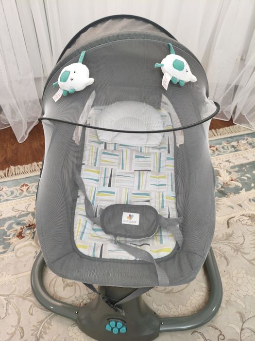 Электро шезлонг Mastela 3in1,качалка
