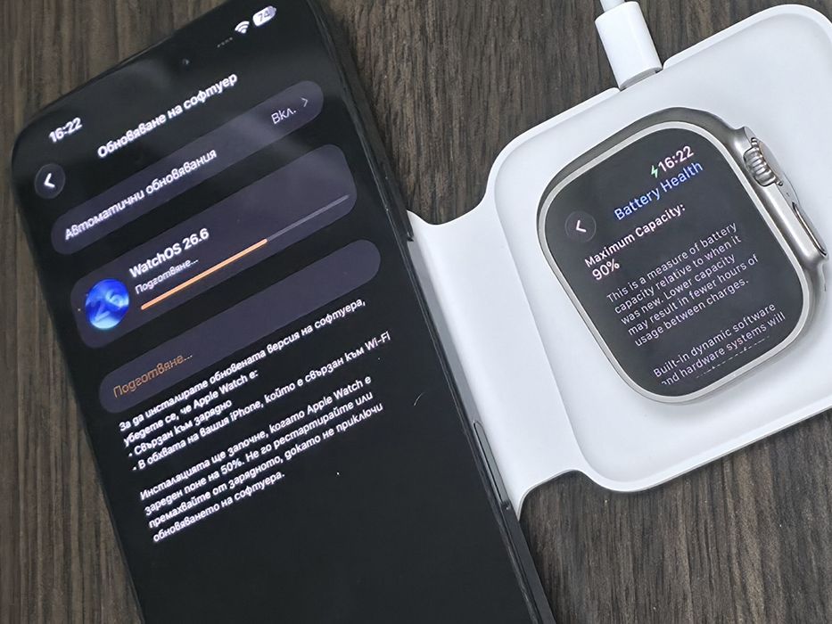 КАТО НОВ 49mm Apple watch ULTRA 2 Technopolis Гаранция 2025 Orange