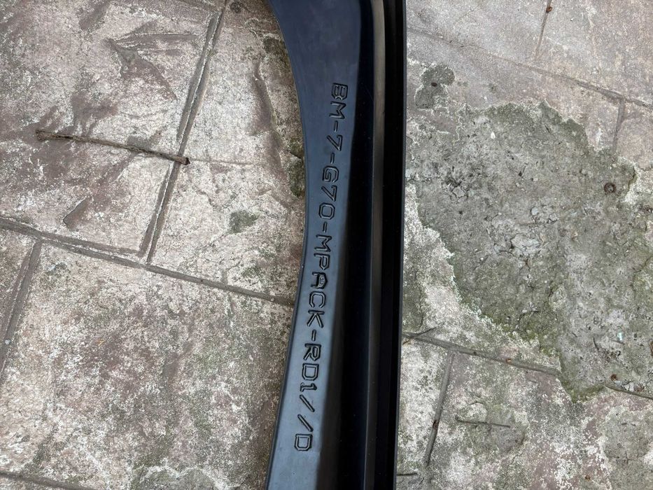 Body kit tuning Bmw Seria 7 G70 M-Pack 2022 ( Prelungire bara spate + Praguri )