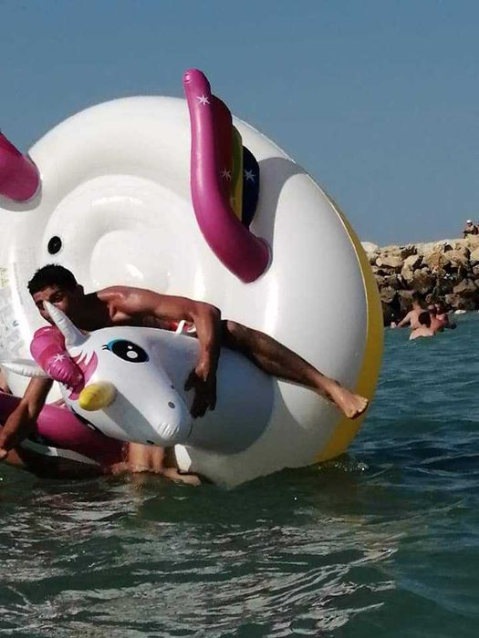 Saltea gonflabila unicorn