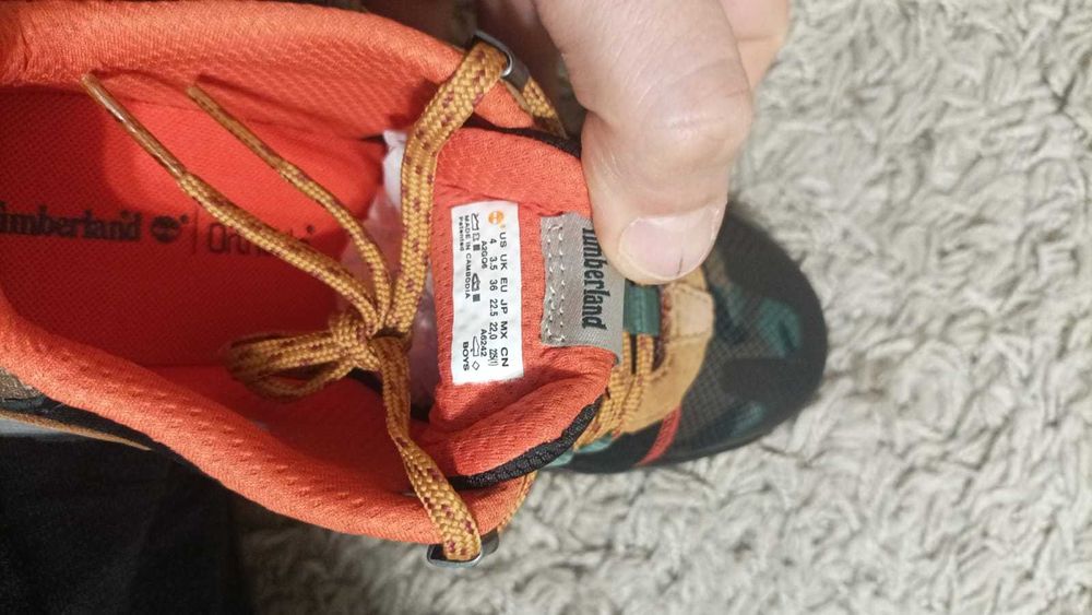 Sneakers Timberland TREELINE LOW WHEAT NUBUCK - NOI! 36(EU)