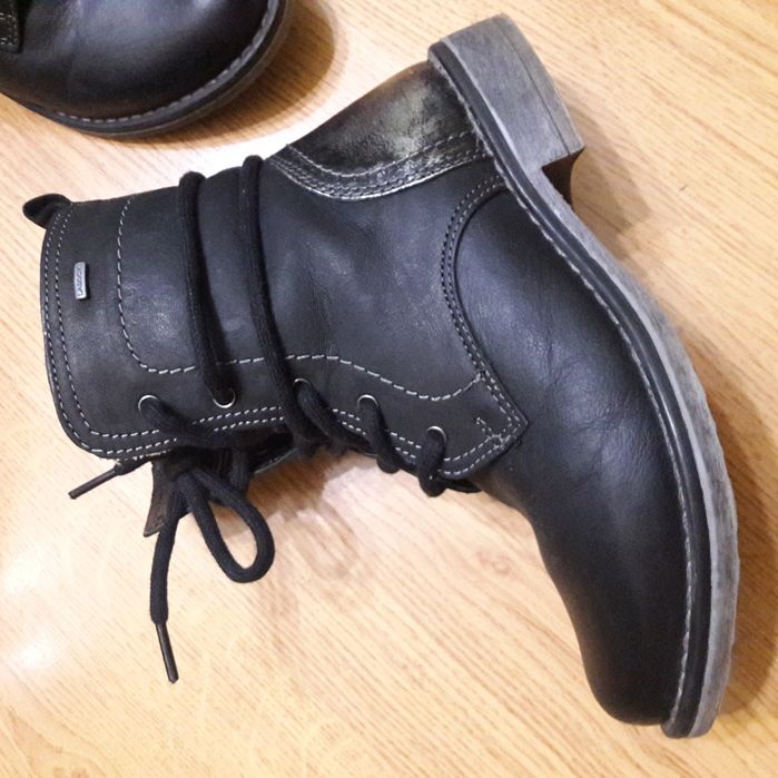 Боти от естествена кожа за момиче 31н.