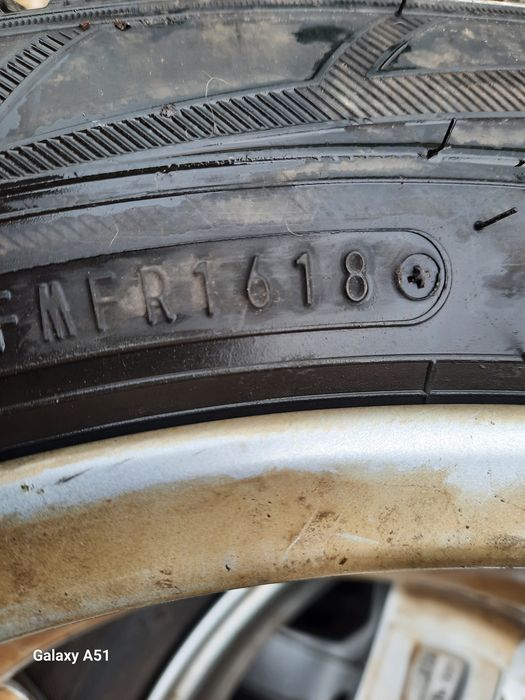 Ляти джанти с гуми зимни 4×100, 17цола