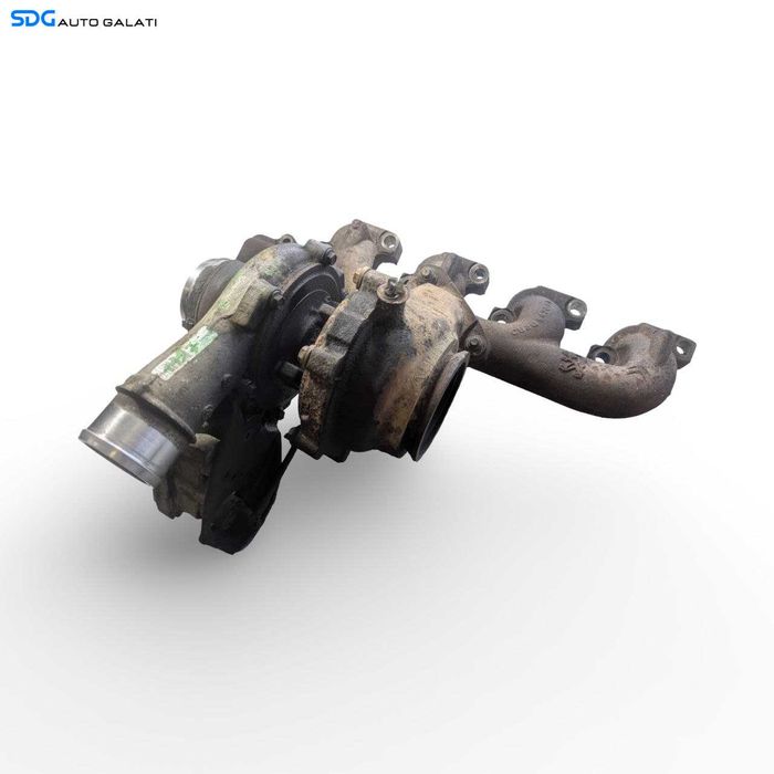 Turbo Turbina Turbosuflanta cu Galerie Evacuare Euro 5 Peugeot Boxer 2.2 HDI 2006 - 2017 Cod CU3Q-9430-AA [LR3578]