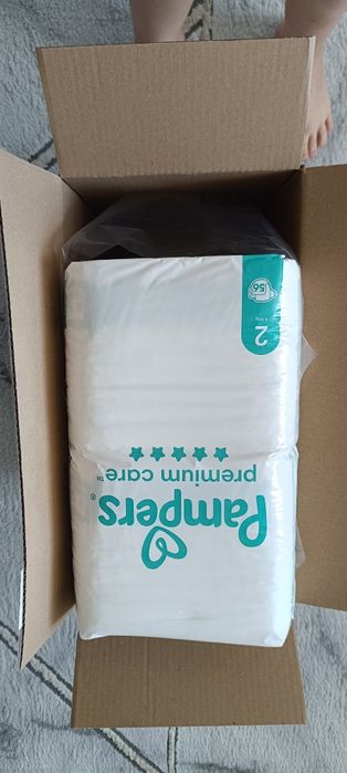 Бебешки пелени Pampers premium care р-р 2, 224бр.