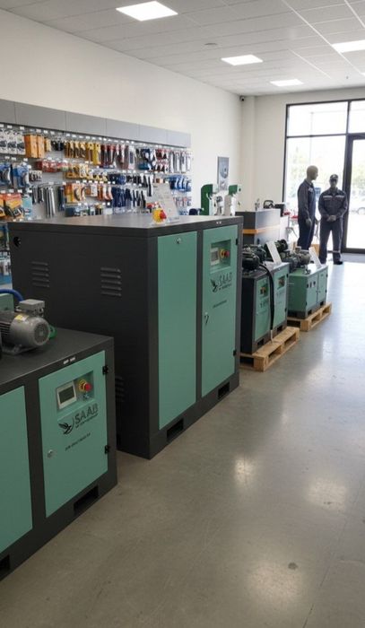 Винтовой воздушный компрессор 22кв vintovoy havo kompressor Saab 22kw