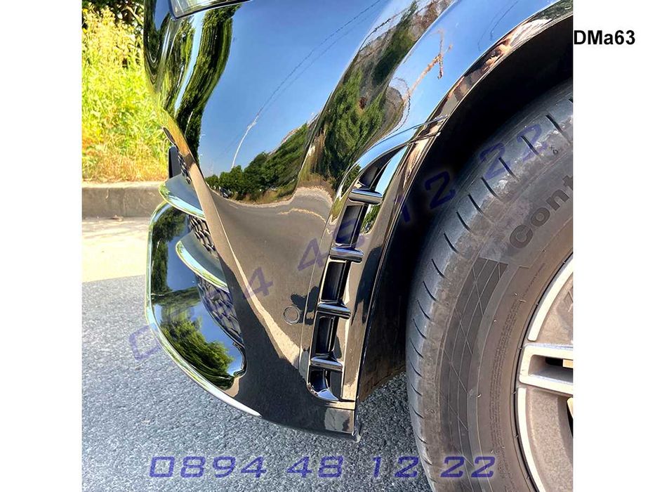 Тунинг Добавка Сплитер Предна Броня Mercedes GLE W167 Мерцедес ГЛЕ