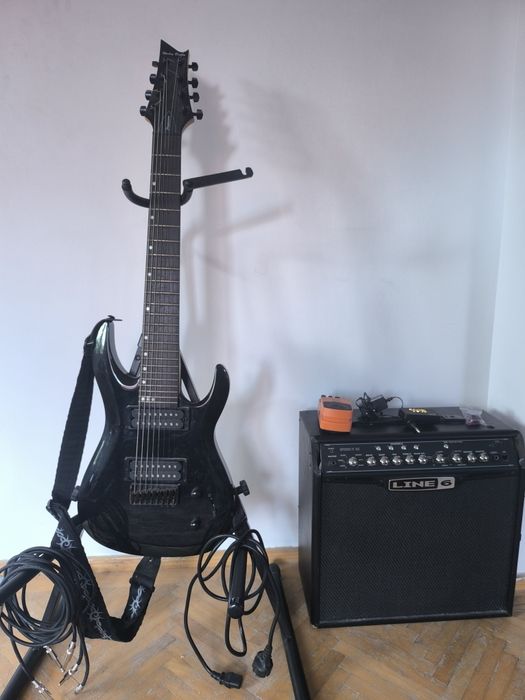 PACHET COMPLET Chitara + Amplificator+ Pedala si accesorii