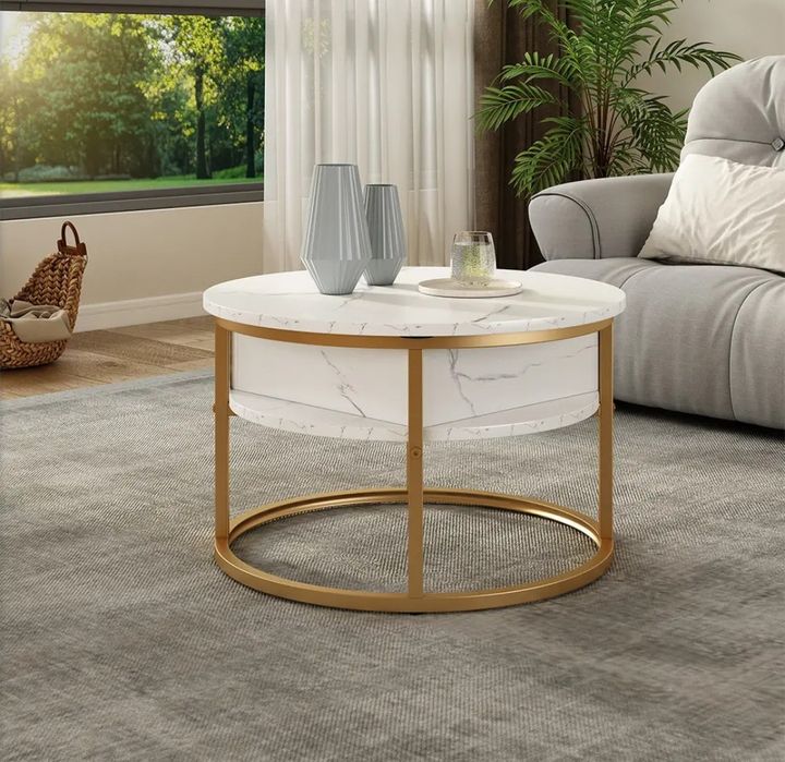 Кръгла повдигаща се холна маса Vicco 9393