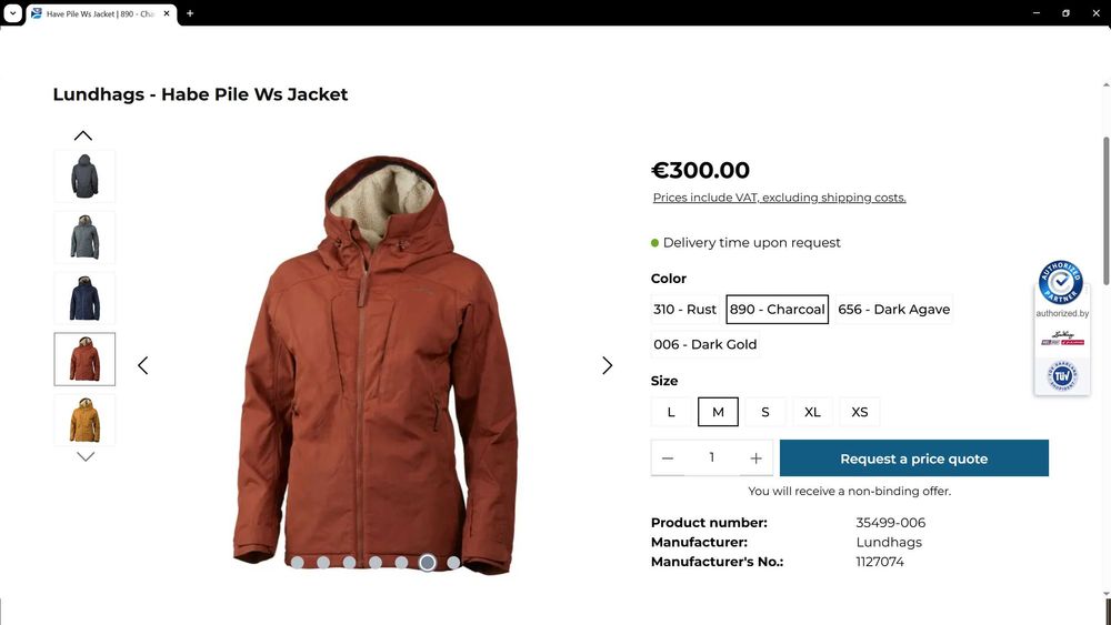Lundhags HABE PILE Womens Jacket размер XL дамско яке - 1990