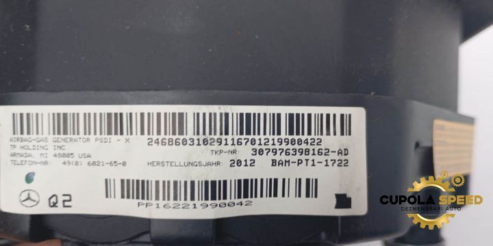 Airbag volan / sofer 307976398162-AD Mercedes-Benz C-Class W204/S204