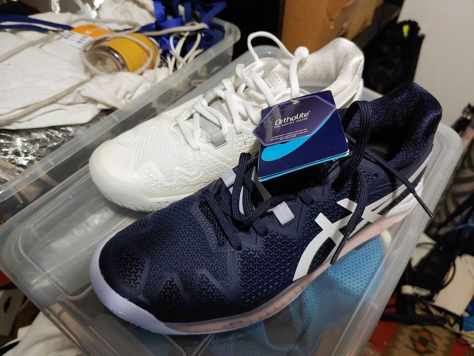 Asics Gel Resolution 8, 41.5, pantofi sport Tenis adidasi