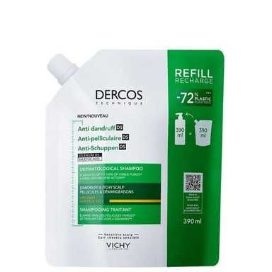 шампоан пълнител vichy dercos за сух скалп