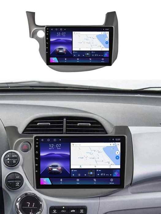 NAVIGATIE Android 14 Honda Fit Jazz 2007-2014 1/8 Gb  CarPlay +CAMERA