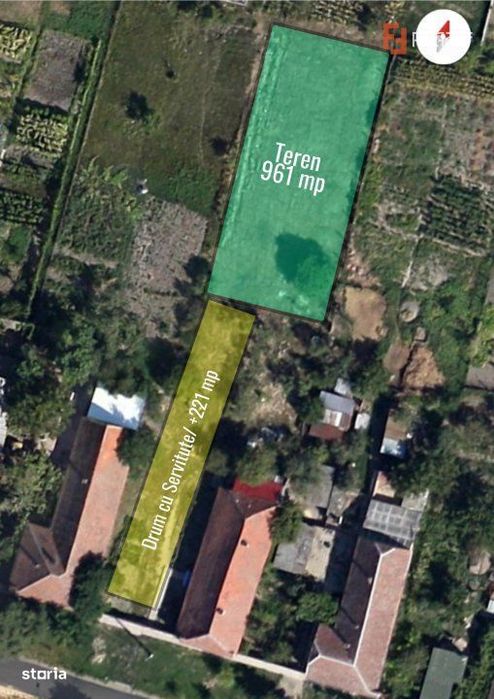 Teren intravilan pretabil constructii, Sacalaz- 961mp