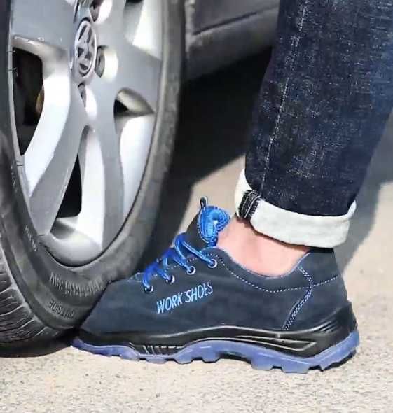 Защитные рабочие ботинки | спецобувь | металлический носок | новая