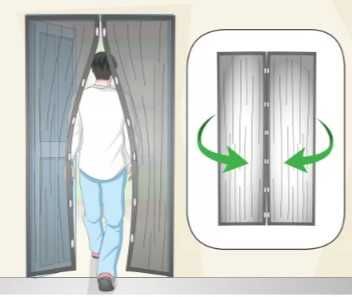 Комарници - Магнитни мрежи за прозорци и врати различни размери