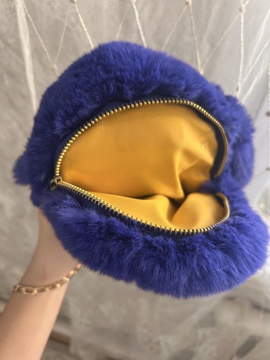 сумка зайчик синий