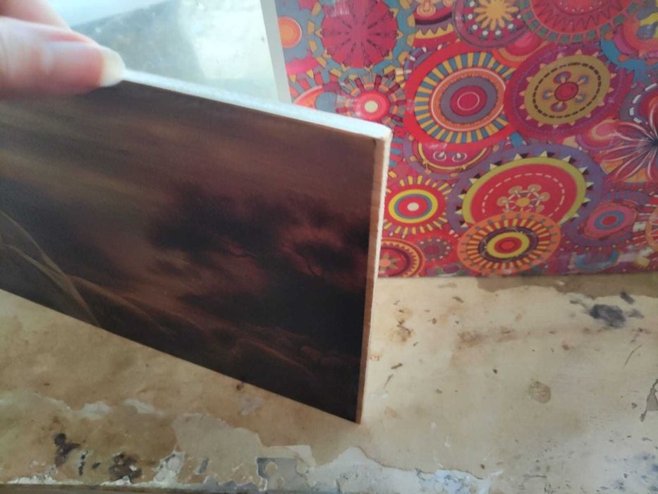 faianta decorativa, transfer imagini personalizate pe  lemn piele etc