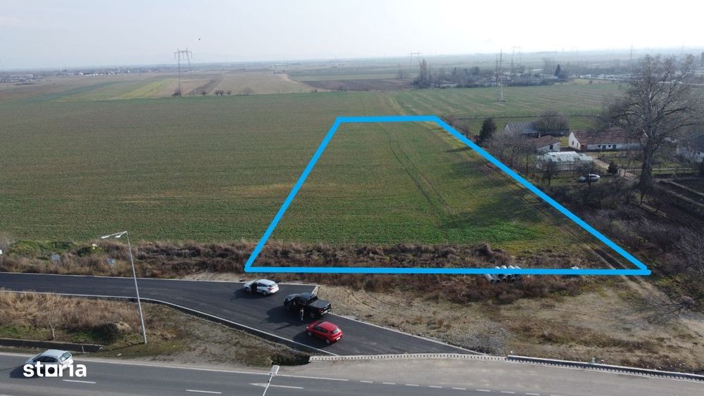 Teren 7653 mp cu PUZ aprobat vis a vis de Dealer Ford, Grădiște