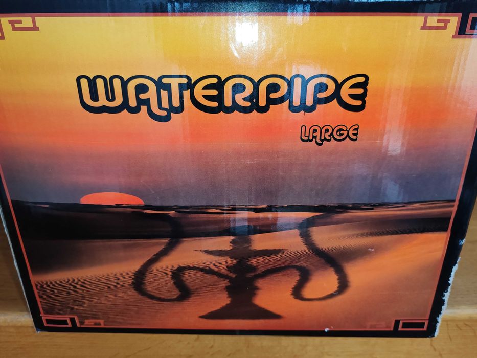 Narghilea mare sticla 2 furtunuri Waterpipe