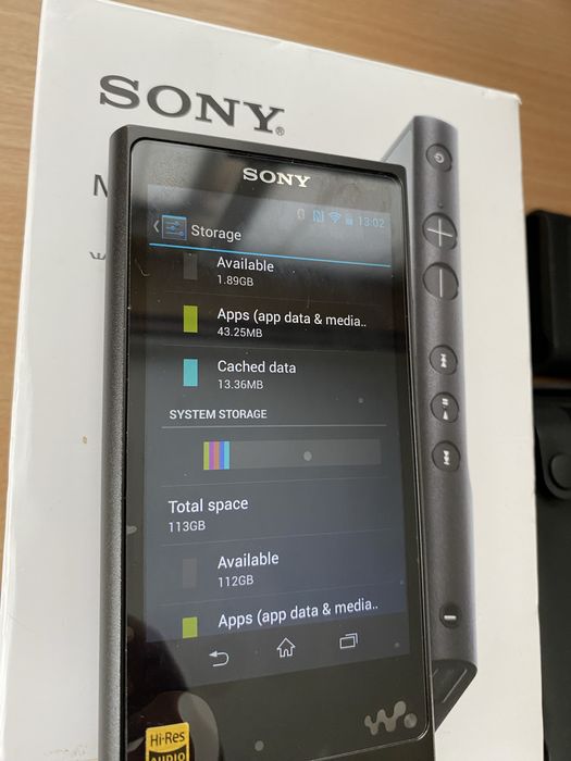 SONY Walkman NW-ZX2 Дигитален аудио и видео плеър DAP 128GB