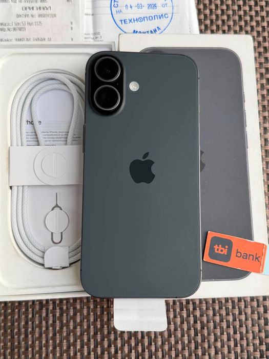 КАТО НОВ! *ЛИЗИНГ* iPhone 17 Black 256Gb 24М ГАРАНЦИЯ