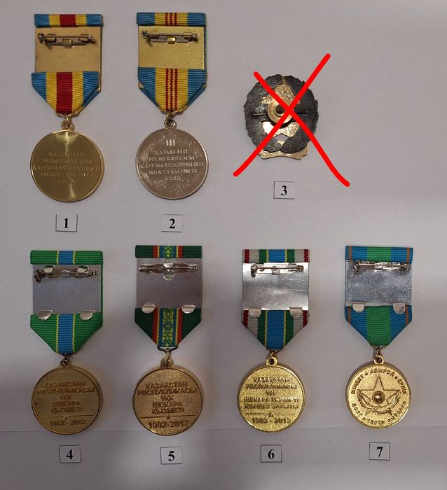 Юбилейные знаки ВС и ПС