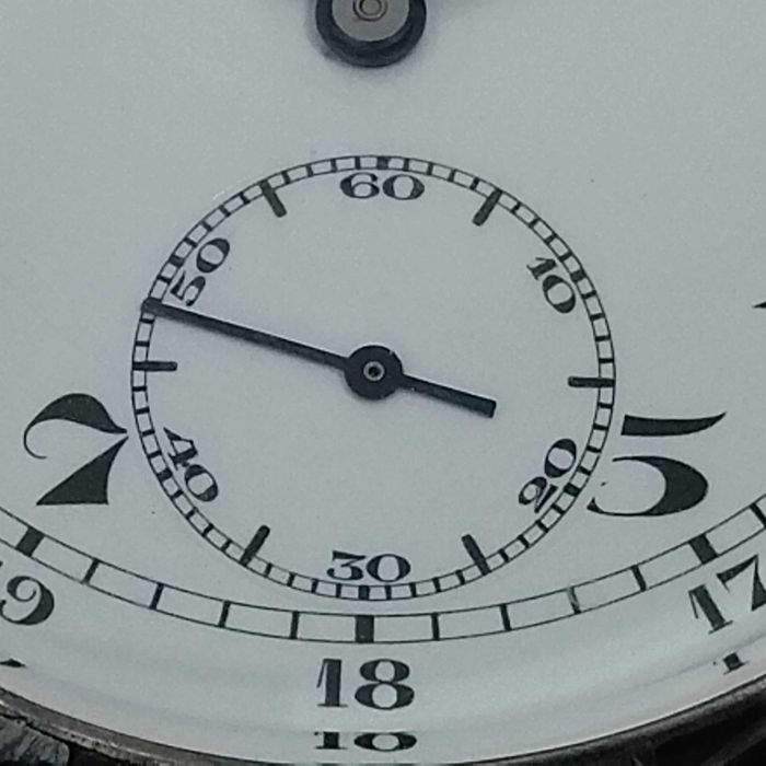 LONGINES джобен часовник, сребро/silver 0,900, идален, много рядък