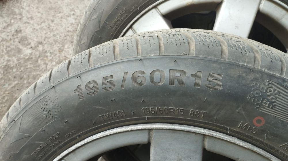 Продам диски R 15 5/112 с резиной