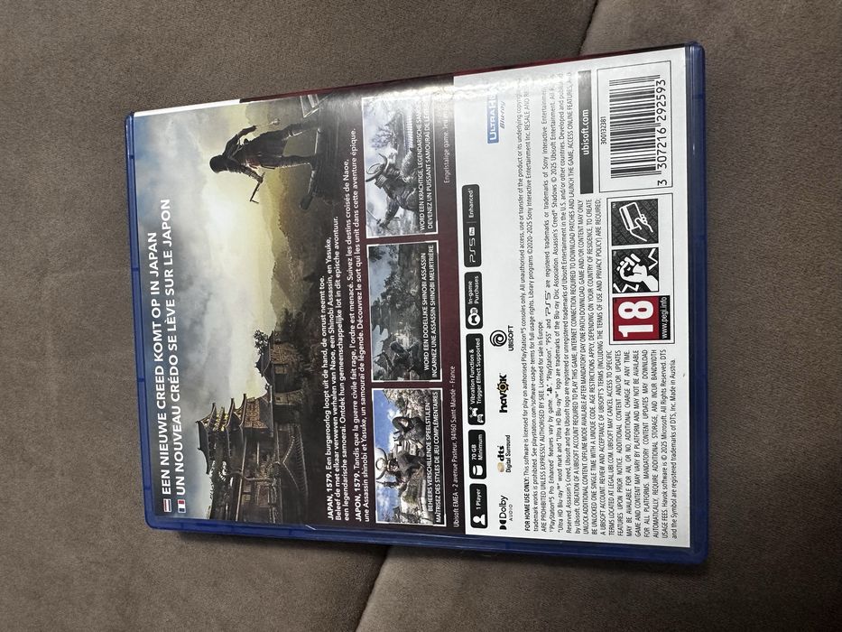 Продам игру на ps5 assasins creed shadows