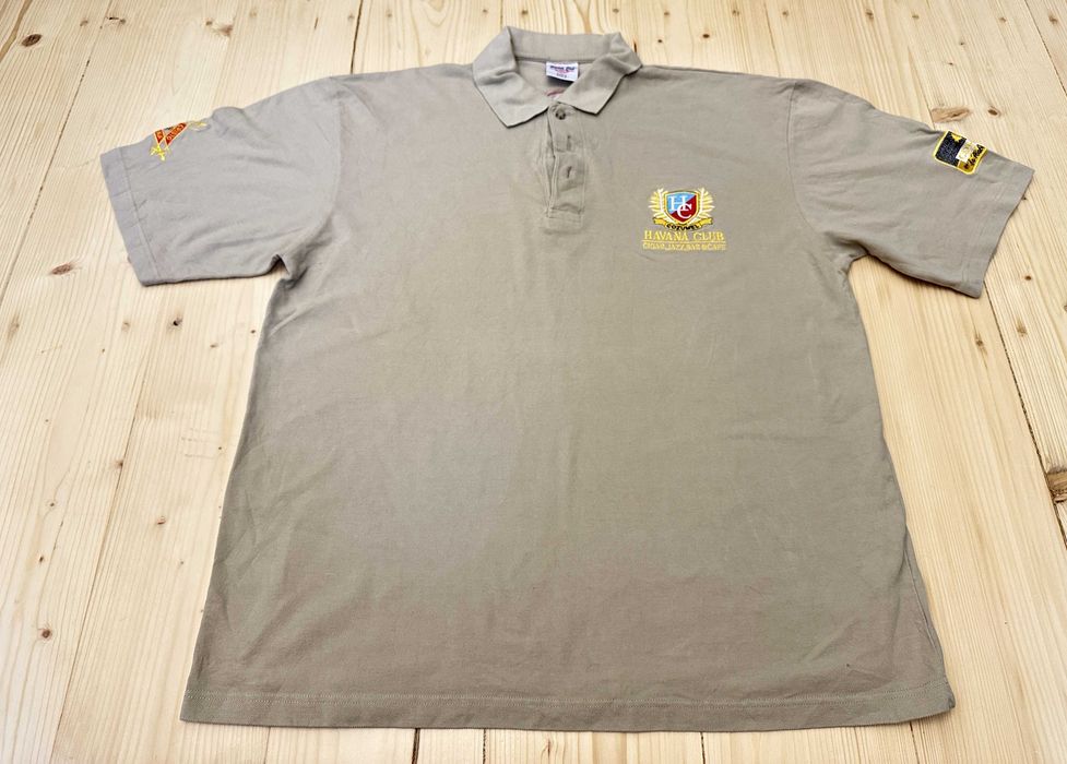 Tricou Polo Havana Club Cozumel – Nou Fără Etichetă – Mărimea XXL Kaki Collectible / Merch