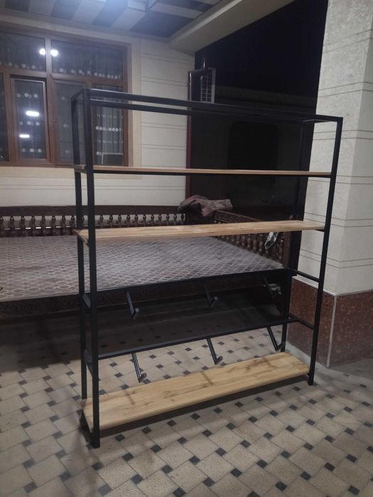 ЛОФТ стеллаж полкалар цех озидан