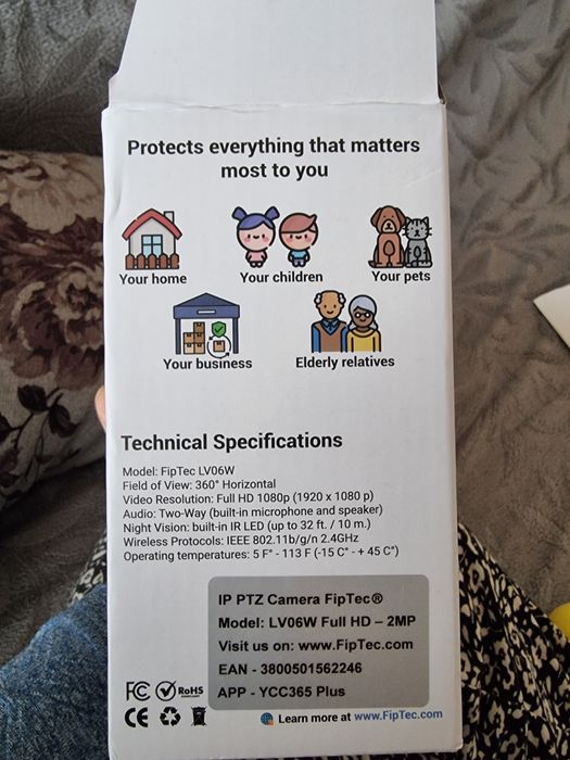 Смарт Бебефон FipTec, WiFi, Full HD