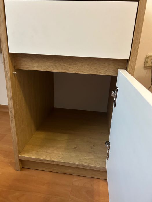 JYSK Бюро BILLUND 53х120 бяло/дъб