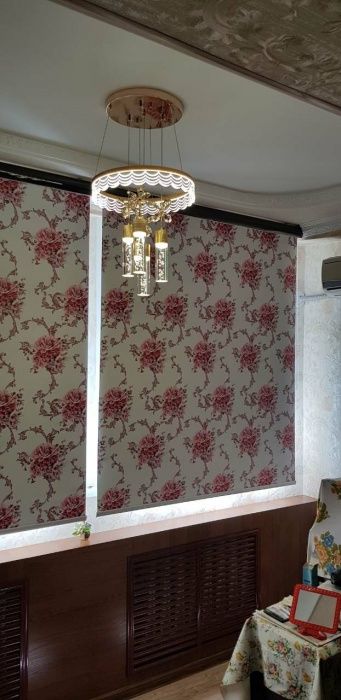 Жалюзи и Комбо Vertikalni Jalyuzi kombo pardalari