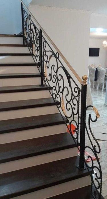 Balustrade fier forjat si inox,plata cu card ,
