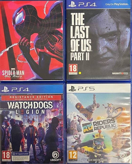 PlayStation 5 Disc Edition PS5 + 2 controllere + 11 jocuri (4 disc + 7 digitale) + cont PSN