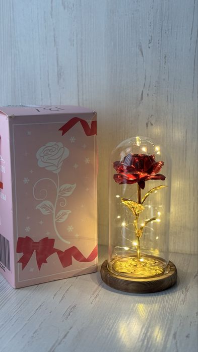 Роза в колбе новая
