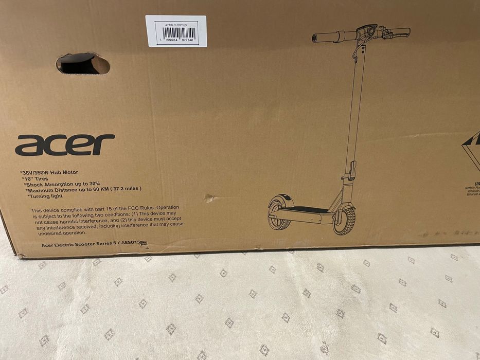 Acer электроскутер