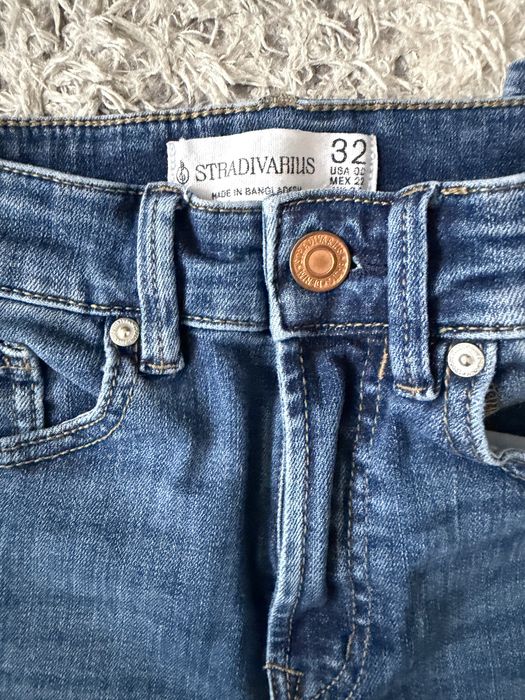 Сини дънки Stradivarius