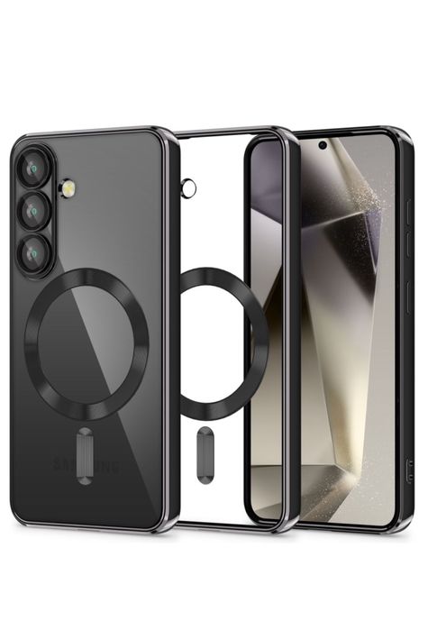 Samsung S24 FE/S25 FE/S25 EDGE Husa Color Incarcare Wireless Clear