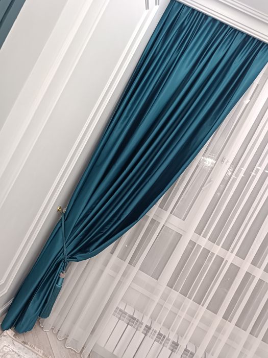 Продам шторы с тюлям