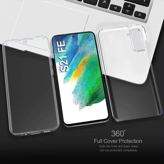 Прозрачен 360° градуса кейс за samsung galaxy s22 | s22+ | s22 ultra |